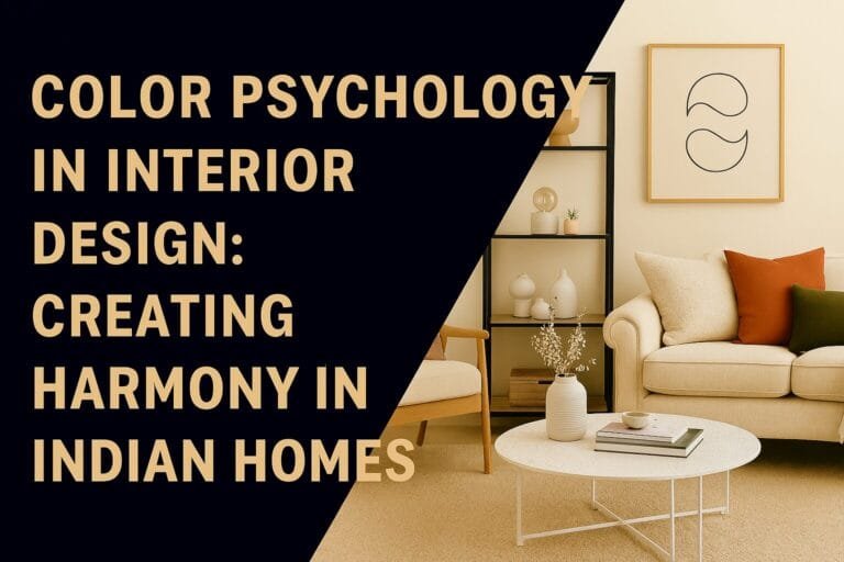 Color Psychology in Interior Design: Creating Harmony in Indian Homes