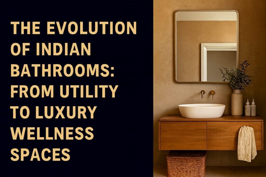 Best Interior Designer in Delhi NCR | Evolution of Indian Bathrooms