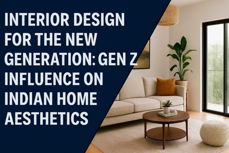 Interior Design for the New Generation: Gen Z’s Influence on Indian Home Aesthetics