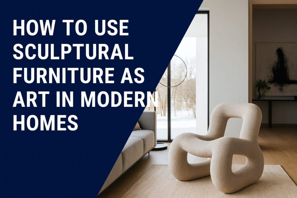 Modern Sculptural Furniture | Best Interior Designer Delhi NCR
