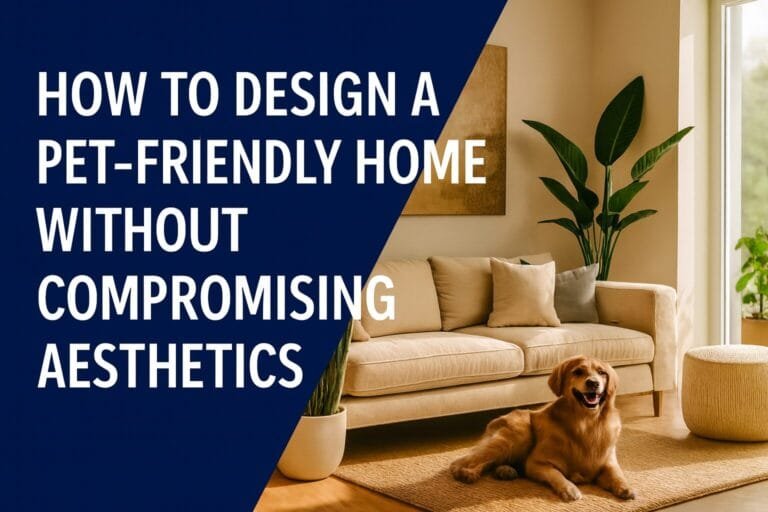 How to Design a Pet-Friendly Home Without Losing Style