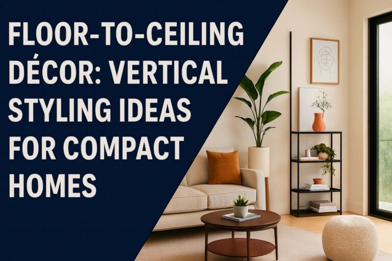 Floor-to-Ceiling Décor Ideas for Compact Homes