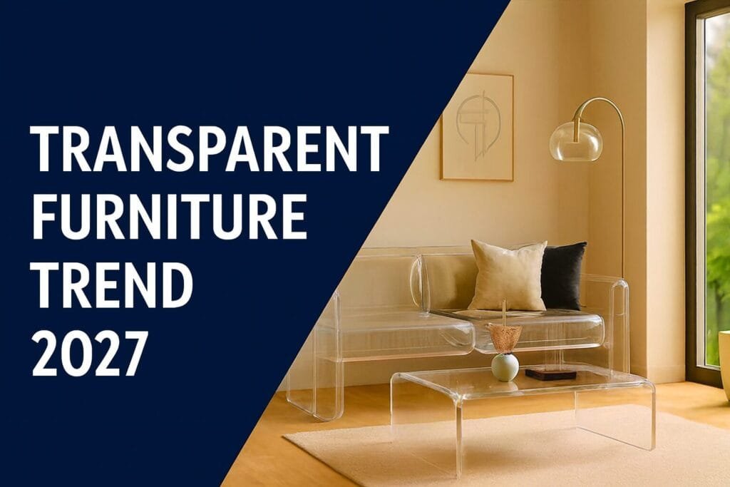 Transparent Furniture Trend 2027 | Best Interior Designer Delhi NCR