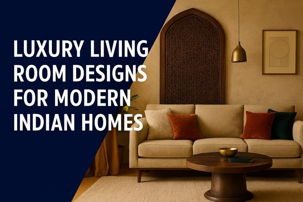 Luxury Living Room Designs | Best Interior Designer Delhi NCR