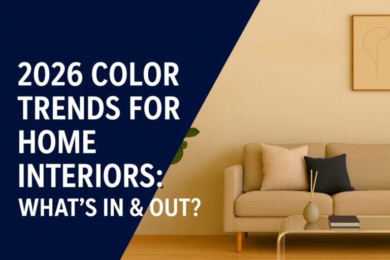 2026 Interior Color Guide | Best Interior Designer Delhi NCR
