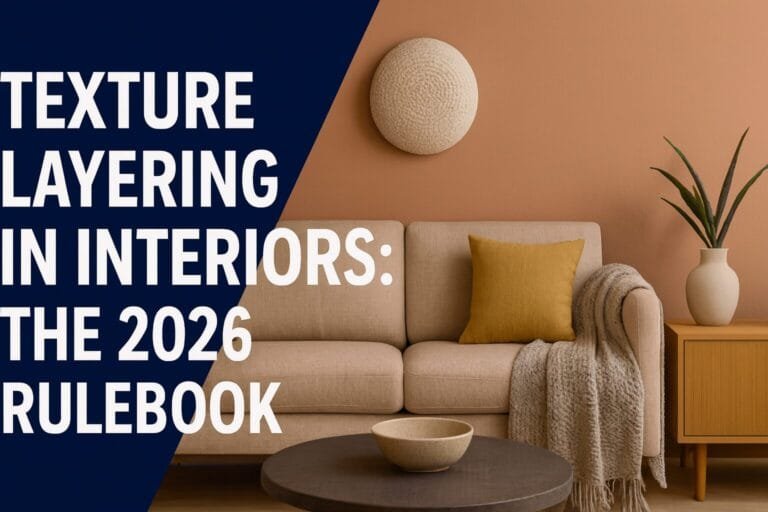 Texture Layering 2026 | Best Interior Designer Delhi NCR