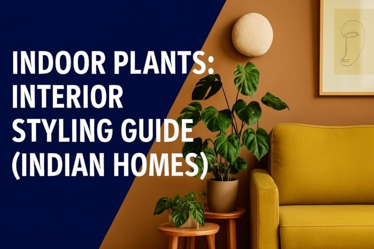Indoor Plants Styling Guide for Indian Homes | Best Interior Designer