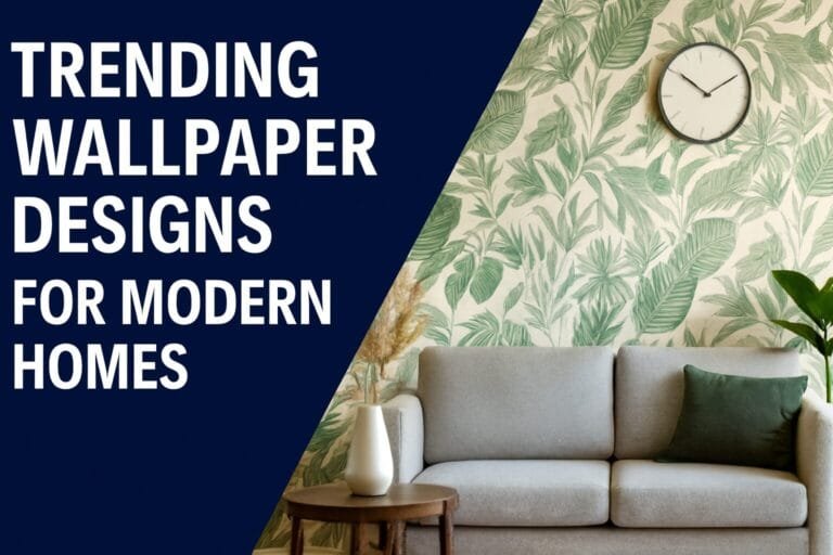 Trending Wallpaper Designs for Modern Homes | Best Interior Designer in Delhi NCR