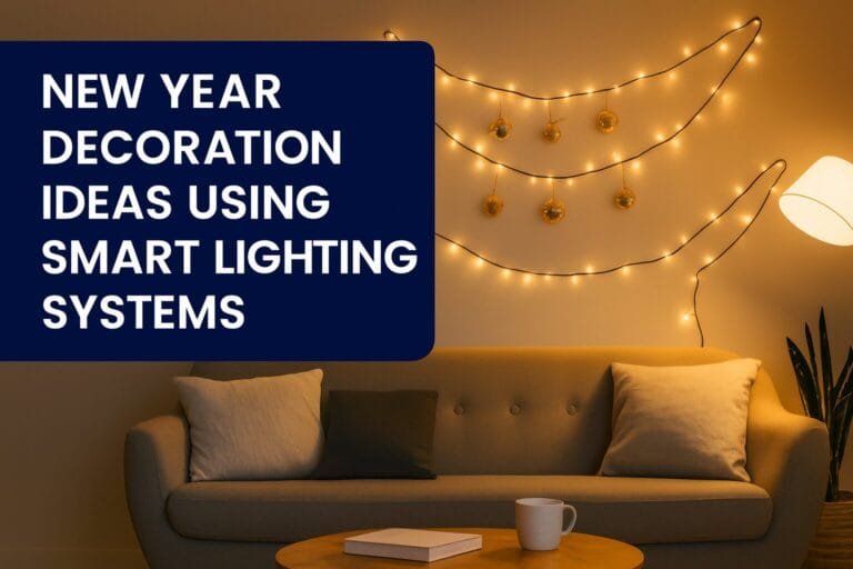 Smart Lighting New Year Decor | Best Interior Designer Delhi