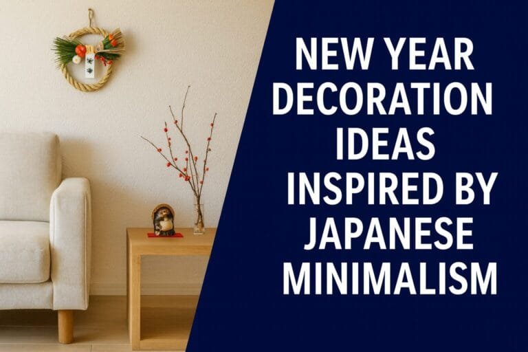 Japanese Minimalism New Year Décor Ideas | Best Interior Designer in Delhi NCR