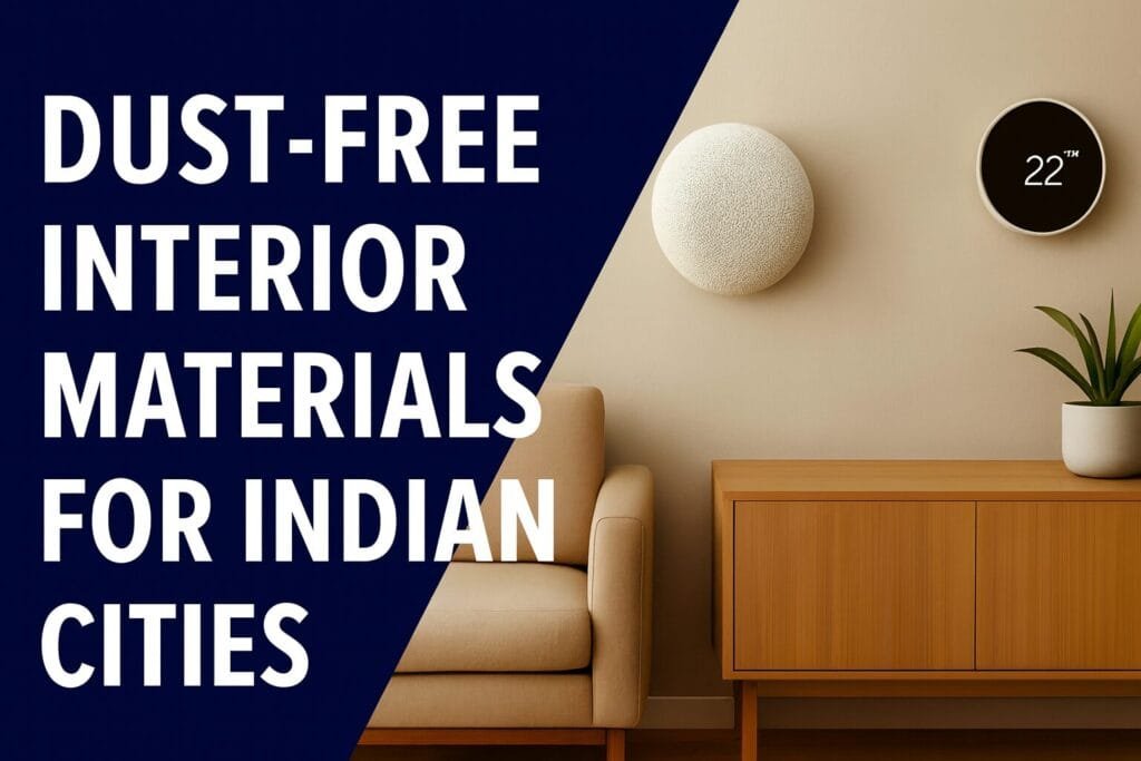 Dust-Free Interior Materials for Indian Cities | Delhi NCR
