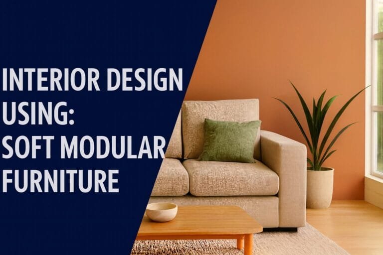 Interior Design With Soft Modular Furniture