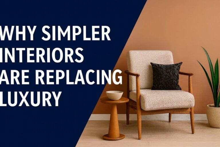 Why Simpler Interiors Are Replacing Luxury Design in 2026