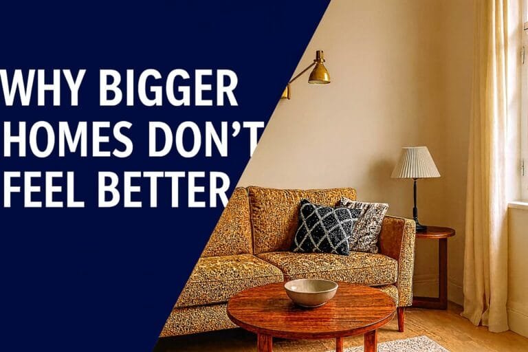 Why Bigger Homes Don't Feel Better | Rishabh Interior Delhi