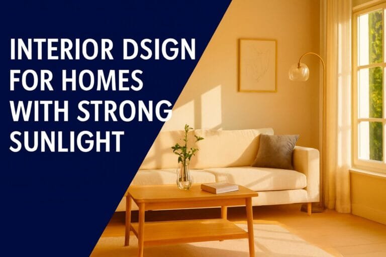 Interior Design for Homes with Strong Sunlight