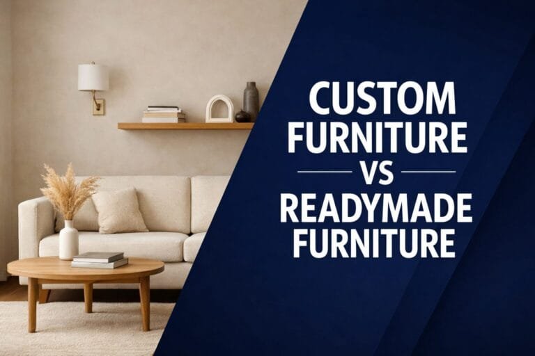 Custom Furniture vs Ready-Made Furniture — Which One Is Right for Your Home?