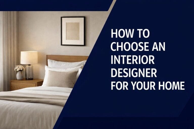 How to Choose an Interior Designer for Your Home
