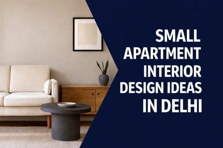 Small Apartment Interior Design Ideas in Delhi — Make Every Inch Count in 2026